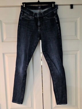 Gap 1969 True Skinny Jeans Blue Waist 27